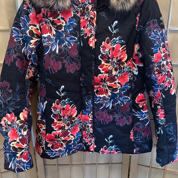 Obermeyer Tuscany II Size 6 Snow Ski Jacket Floral NWOT Boom Blooms - Picture 4 of 8